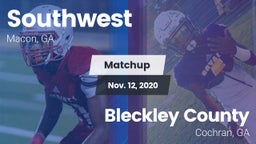 Matchup: Southwest vs. Bleckley County  2020