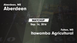 Matchup: Aberdeen vs. Itawamba Agricultural  2016