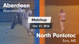 Matchup: Aberdeen vs. North Pontotoc  2016