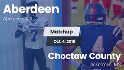 Matchup: Aberdeen vs. Choctaw County  2018