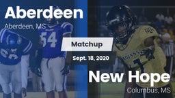 Matchup: Aberdeen vs. New Hope  2020