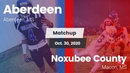 Matchup: Aberdeen vs. Noxubee County  2020