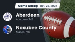 Recap: Aberdeen  vs. Noxubee County  2022