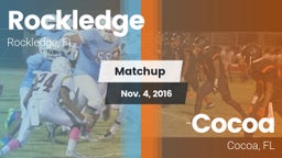 Matchup: Rockledge vs. Cocoa  2016