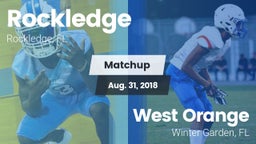 Matchup: Rockledge vs. West Orange  2018