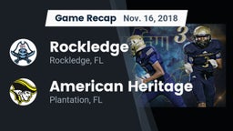 Recap: Rockledge  vs. American Heritage  2018