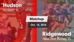 Matchup: Hudson vs. Ridgewood  2016