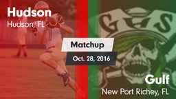 Matchup: Hudson vs. Gulf  2016