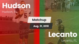 Matchup: Hudson vs. Lecanto  2018