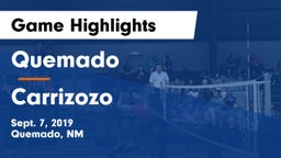 Quemado  vs Carrizozo Game Highlights - Sept. 7, 2019