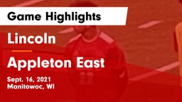 Lincoln  vs Appleton East  Game Highlights - Sept. 16, 2021