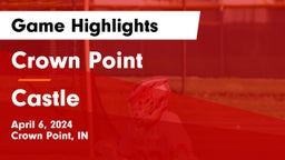 Crown Point  vs Castle  Game Highlights - April 6, 2024