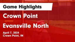 Crown Point  vs Evansville North  Game Highlights - April 7, 2024