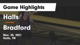 Halls  vs Bradford  Game Highlights - Nov. 30, 2021