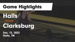 Halls  vs Clarksburg Game Highlights - Jan. 13, 2022