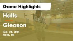 Halls  vs Gleason  Game Highlights - Feb. 24, 2024