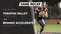 Recap: Tonopah Valley  vs. Mohave Accelerated  2016