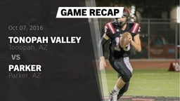 Recap: Tonopah Valley  vs. Parker  2016