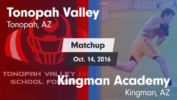 Matchup: Tonopah Valley vs. Kingman Academy  2016