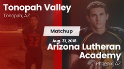 Matchup: Tonopah Valley vs. Arizona Lutheran Academy  2018