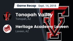 Recap: Tonopah Valley  vs. Heritage Academy Laveen 2018