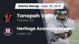 Recap: Tonopah Valley  vs. Heritage Academy Laveen 2019