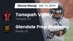 Recap: Tonopah Valley  vs. Glendale Prep Academy  2019