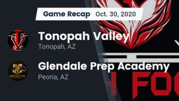 Recap: Tonopah Valley  vs. Glendale Prep Academy  2020