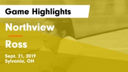 Northview  vs Ross  Game Highlights - Sept. 21, 2019