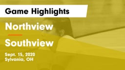 Northview  vs Southview  Game Highlights - Sept. 15, 2020