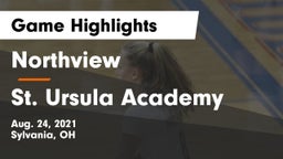 Northview  vs St. Ursula Academy  Game Highlights - Aug. 24, 2021