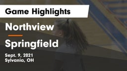 Northview  vs Springfield  Game Highlights - Sept. 9, 2021