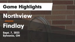 Northview  vs Findlay  Game Highlights - Sept. 7, 2023