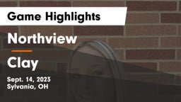 Northview  vs Clay  Game Highlights - Sept. 14, 2023
