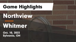 Northview  vs Whitmer  Game Highlights - Oct. 10, 2023