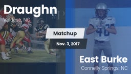 Matchup: Draughn vs. East Burke  2017