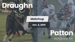 Matchup: Draughn vs. Patton  2019