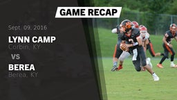 Recap: Lynn Camp  vs. Berea  2016