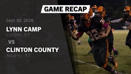 Recap: Lynn Camp  vs. Clinton County  2016