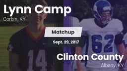 Matchup: Lynn Camp vs. Clinton County  2017