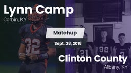Matchup: Lynn Camp vs. Clinton County  2018