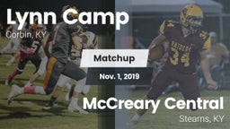 Matchup: Lynn Camp vs. McCreary Central  2019