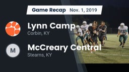 Recap: Lynn Camp  vs. McCreary Central  2019