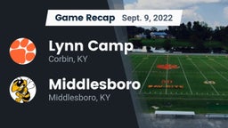 Recap: Lynn Camp  vs. Middlesboro  2022