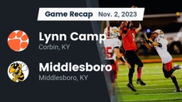 Recap: Lynn Camp  vs. Middlesboro  2023