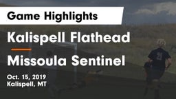 Kalispell Flathead  vs Missoula Sentinel  Game Highlights - Oct. 15, 2019
