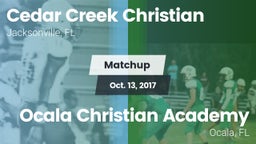 Matchup: Cedar Creek Christia vs. Ocala Christian Academy 2017