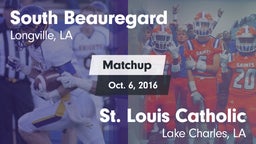Matchup: South Beauregard vs. St. Louis Catholic  2016