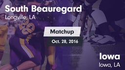 Matchup: South Beauregard vs. Iowa  2016