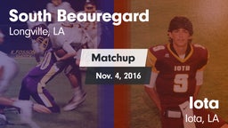 Matchup: South Beauregard vs. Iota  2016